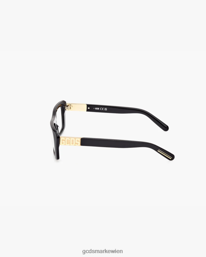 gd5018 rechteckige Brille GCDS Männer Zubehörteil Schwarz V0XTXR279
