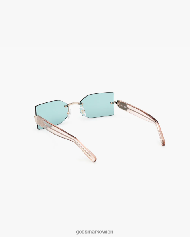 rechteckige Sonnenbrille gd0033 GCDS Männer Zubehörteil Smaragdgrün/Nude V0XTXR270