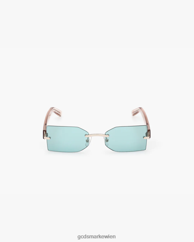 rechteckige Sonnenbrille gd0033 GCDS Männer Zubehörteil Smaragdgrün/Nude V0XTXR270