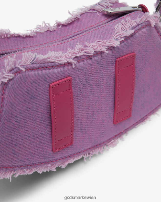 Kleine Umhängetasche aus Denim von Comma GCDS Männer Zubehörteil Rosa V0XTXR247