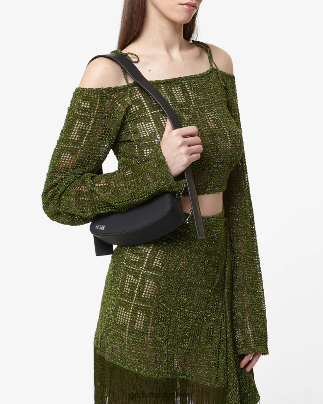 Komma kleine Umhängetasche GCDS Männer Zubehörteil Schwarz V0XTXR250