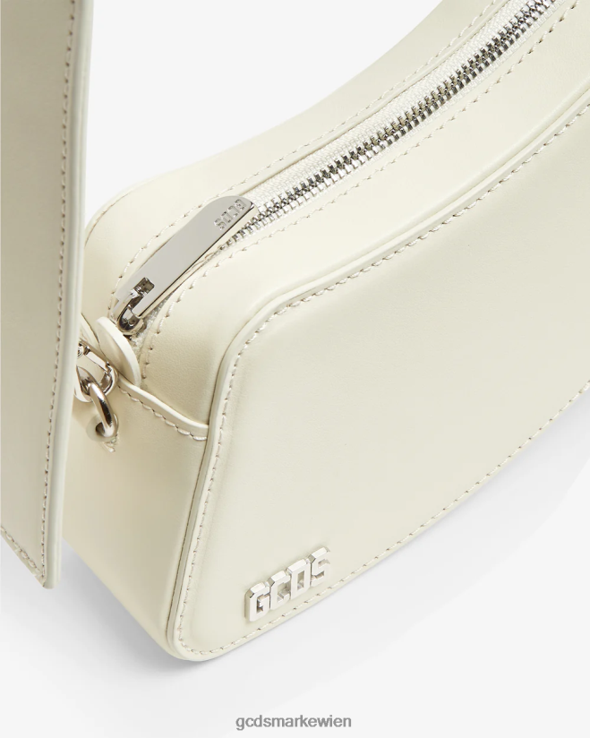Komma kleine Umhängetasche GCDS Männer Zubehörteil cremefarben V0XTXR253